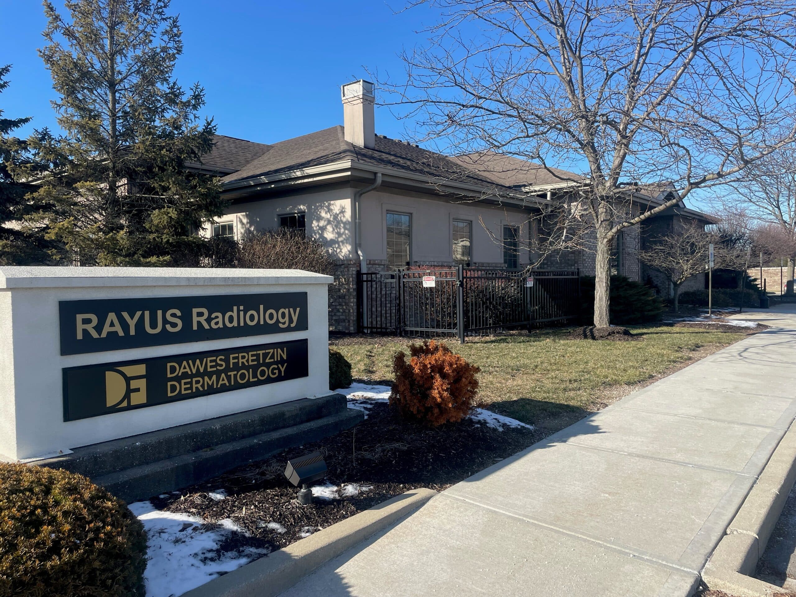 RAYUS Radiology diagnostic imaging center in 1250 N. Post Rd., Suite A, Indianapolis, IN 46219
